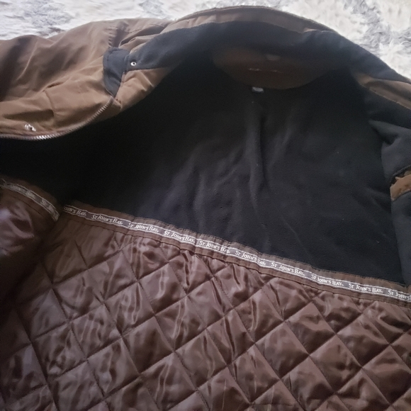 St. John's Bay Brown Jacket 2XLT - Picture 4 of 6
